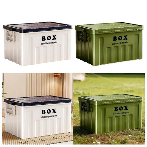 Lidded storage bin space - bin,