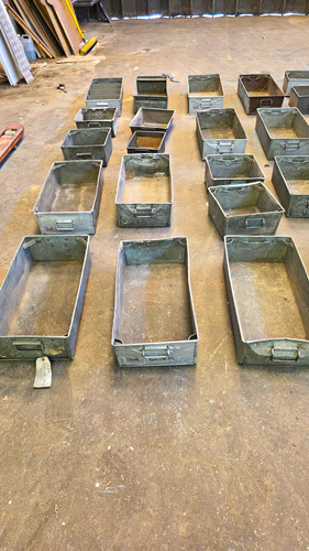 Galvanised steel vintage - galvanised,