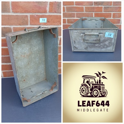 Vintage metal storage - metal,