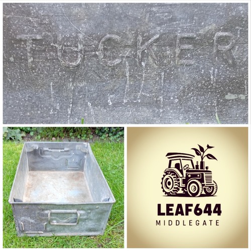 Vintage metal storage box - vintage,