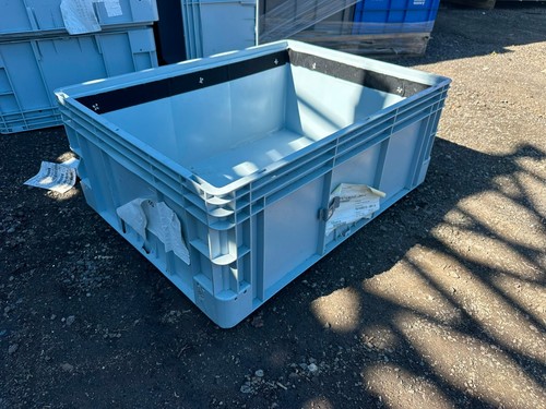 Used grey tote - tote, boxes