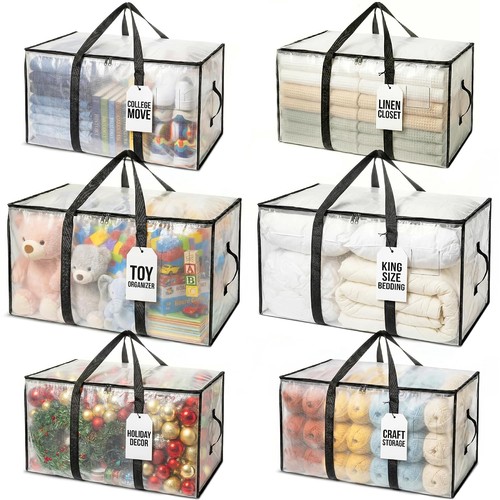 Clear heavy duty moving bags - heavy,