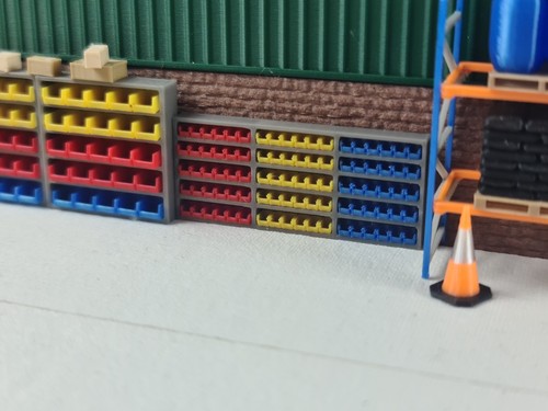 Shelving model warehouse - shelving,