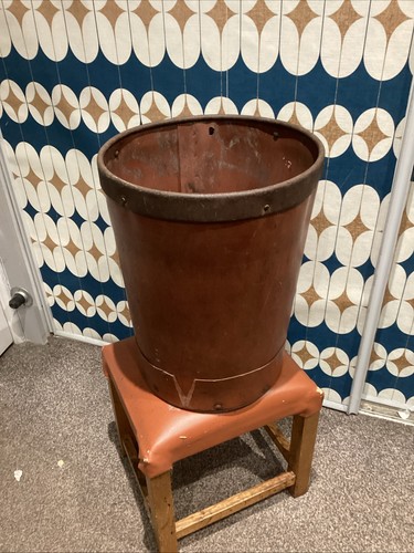 Vintage industrial waist bin - industrial,