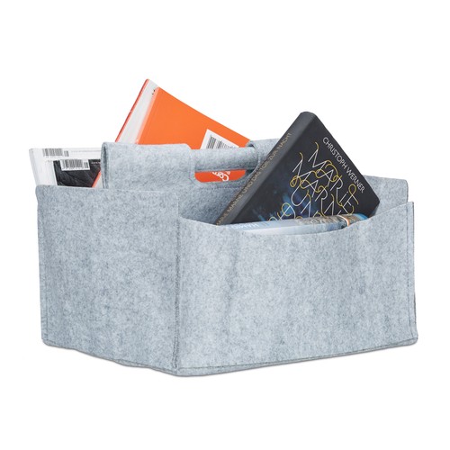 Felt newspaper basket magazine - felt,