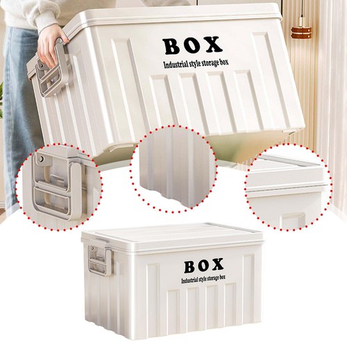 Lidded storage bin large - bin,