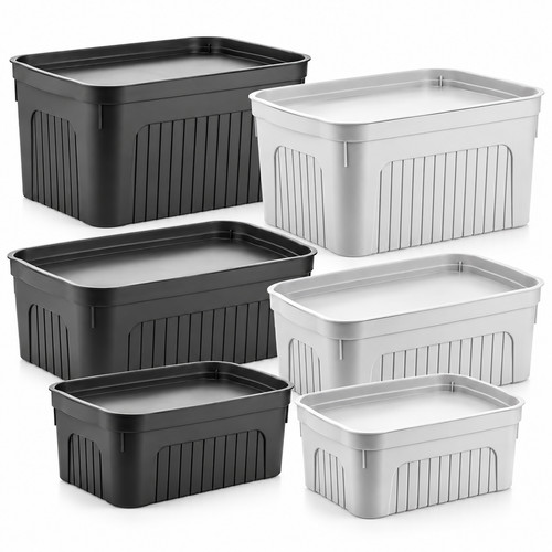Plastic storage boxes 17l - plastic,