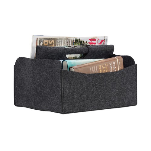 Felt newspaper basket magazine - newspaper,